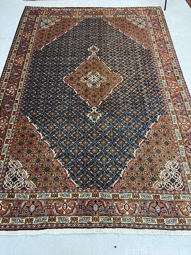 MaxSold Auction: This online auction includes Persian wool rugs from Zanjan, Kashan, Bakhtiar and more!