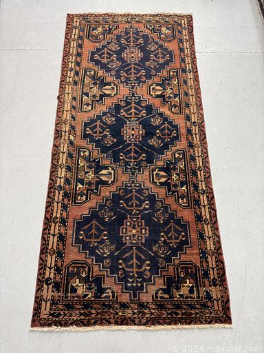 MaxSold Auction: This online auction includes Persian rugs from Zanjan, Gharajeh, Tabriz, Shiraz, Esfahan and more!n