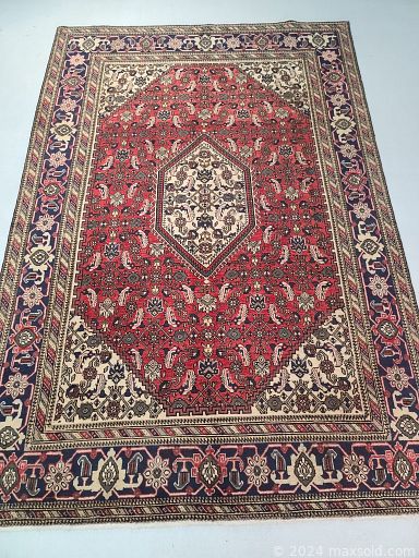 MaxSold Auction: This online auction features rugs such as Turkman, Ardebil, Gharajeh, Kashan, Hamedan, Sarab, Zanjan, Tabriz and much more!