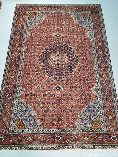 MaxSold Auction: This online auction includes hand knotted wool Persian rugs made in Turkmenistan, Zanjan, Ardebil, Tabriz, Hamedan and more!