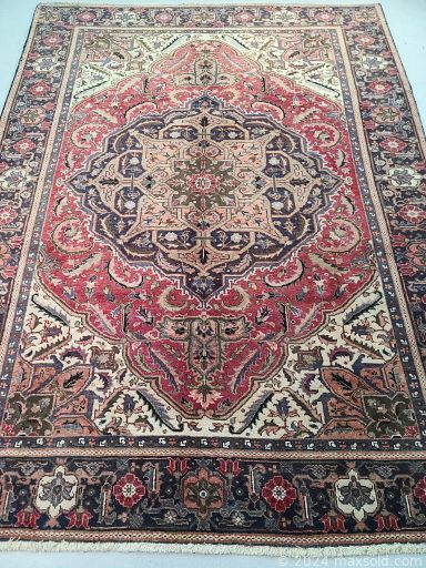 MaxSold Auction: This online auction includes hand-knotted wool Persian rugs from Turkmenistan, Bakhtiar, Hamedan, Tabriz and others, machine made rugs and more!