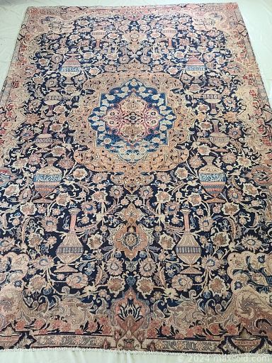 MaxSold Auction: This online auction features hand-knotted Persian rugs from Tabriz, Joshegan, Mahabad Kurdistan and much more!