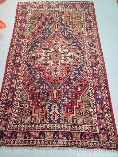 MaxSold Auction: This online auction includes Persian wool rugs from Hamedan, Saveh, Turkmenistan, Tabriz, Zanjan and more!