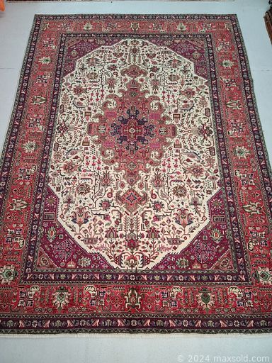 MaxSold Auction: This online auction includes hand-knotted wool Persian rugs from Gharajeh, Navahand, Ardebil, Turkman, Zanjan, Shiraz and more!