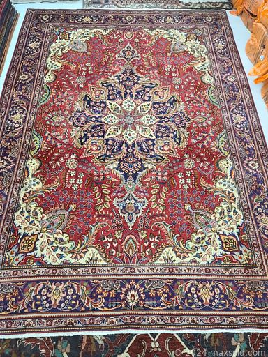 MaxSold Auction: This online auction includes hand-knotted wool Persian rugs from Gharajeh, Navahand, Ardebil, Turkman, Zanjan, Shiraz and more!