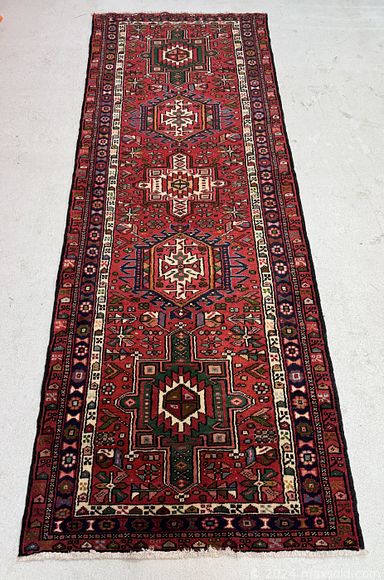 MaxSold Auction: This online auction features Persian rugs & runners including Mashhad, Bakhtiar, Balouch, Gharajeh, Zanjan, Mir, Tabriz, Shiraz, and more!
