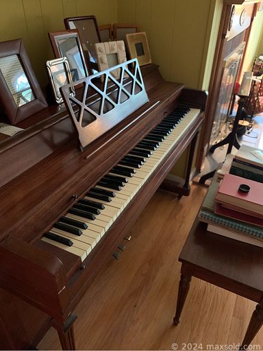 MaxSold Auction: This online auction features furniture such as school chairs, school desks, stadium seats, bedframe, file cabinets, metal storage cabinets, Lane chests, hutch, work table cabinets and others, vases, decor, kitchenware, small kitchen appliances, seasonal decor, Hobnail lamps and other lamps, accessories, jewelry, needlepoint supplies, serving ware, linens, wall art, cleaning supplies, books, CDs, wine rack, Longaberger baskets, office supplies, Blue Willow plates, office supplies, yard tools, home health aids, aquariums, rugs and much more!