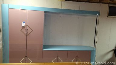 MaxSold Auction: This online auction includes a plastic outdoor storage, furniture such as tables, dressers, armoire, nightstands, recliners, chairs, TV stands, changing table, rolling workbench, dining room table set, folding chairs and others, Honda riding lawn mower, yard tools, Corningware, kitchenware, small kitchen appliances, cleaning tools, wall art, chandeliers, decor, fabric, sewing supplies, rugs, electronics and many more!