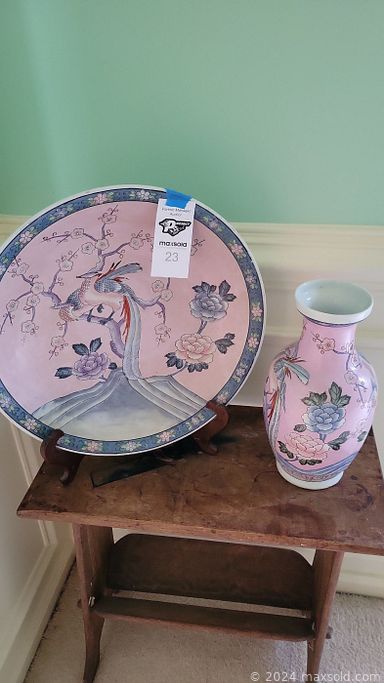 MaxSold Auction: This online auction features furniture such as an armoire, side chairs, love seat, tables, entertainment center, antique settee, medical adjustable bed, tables, dressers, platform bed and others, mirrors, clocks, Ron Mitchell\'s Shadows of the Mind’ print and other wall art, pressed metal trays, runner rugs, CAGI plate and vase, Roseville pottery, electronics, wood framed mirror wall hanging, glassware, electronics, small kitchen appliances, Le Creuset pans and other kitchenware, wood boards, Charbroil grill, yard decor, books, bike, Craftsman blower, Honda snowblower, yard tools, Christmas decor, cleaning supplies, paint, Sega Genesis and much more!