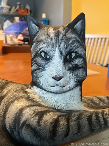 MaxSold Auction: This online auction features crystal decanters, antique planters, Roseville pottery, milk glass, Kaolin pottery, Depression glass, vintage Pyrex, office supplies, area rug, Pleet cat sculpture, TV, printer, perfume bottles, vintage Pyrex, small kitchen appliances, sterling jewelry, costume jewelry, teacup/saucer sets, vintage Belleek, guitars, Sentry safe, games, coins, and much, much, more!!!