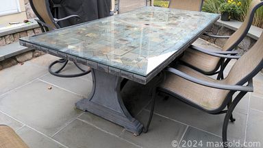 MaxSold Auction: This online auction features yard tools, exercise equipment, fire pit, patio furniture, DVDs, sports memorabilia, office supplies, barware, area rugs, art glass, Belleek jar, small kitchen appliances, Spode bowls, video games, TV, power & hand tools, saxophone, fitness gear, fridge/freezer, beauty appliances, stereo components, and much more!