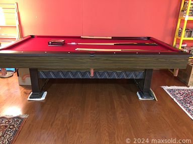 MaxSold Auction: This online auction features antique furniture, collector plates, exercise equipment, metal art, small kitchen appliances, vinyl records, MCM sunburst clock, new denim clothing, costume jewelry, patio furniture, executive desk, air purifiers, yard tools, day bed, modular desk, mini fridge, area rugs, pool table, and much more!