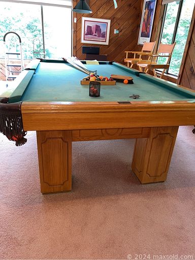 MaxSold Auction: This online auction features upright piano, area rugs, framed photographs, framed signed wall art, art glass, hope chest, Goebel, Swarovski, teacup/saucer sets, small kitchen appliances, pool table, director chairs, glass tables, Judaica, trinket boxes, sports equipment, gold clubs, party supplies, power & hand tools, antique trunk and much more!