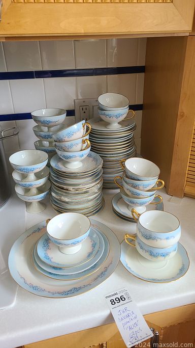 MaxSold Auction: This online auction features furniture such as a vintage dressing table, end tables, mahogany dining table, antique chairs, bookcases, armoire, antique washstand, antique walnut china cabinet and more, tools, hardware, clothing, books, vintage records, vintage slides and equipment, Kenmore washer and dryer, art glass, kitchenware, Woods Burslem England china, silverplate, colored glassware, costume jewelry, vintage comics and much more!