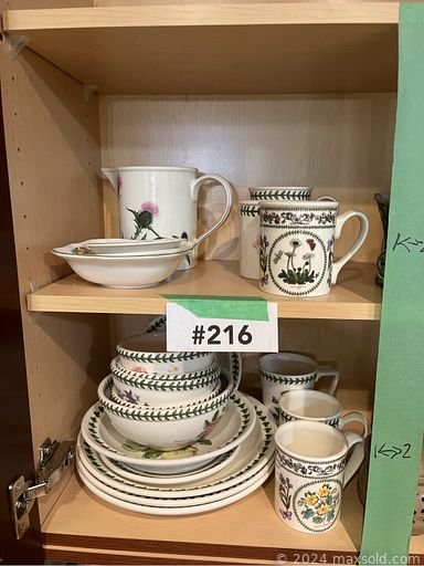 MaxSold Auction: This online auction includes seasonal decor, craft supplies, puzzles, CDs, figurines, sewing supplies, canning supplies, baskets, board games, pots and other garden decor, Epson printer, stationery, stuffed toys, books, CDs, linens, wall art, prints, kitchenware, small kitchen appliances, Portmeirion and other china, Canon cameras, Pendelfin figures, decorative plates, Bosson heads, furniture such as bedframes, rocking chairs, wood nightstand, shelving units, console table, farmhouse hutch, accent table, wood chair, wood desk and much more!