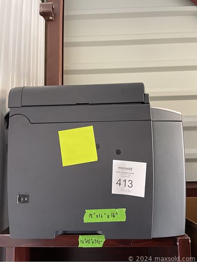 MaxSold Auction: This online auction features various items such as Bookshelf, Books, Fan, Console Table, Office Supplies, Table, Printer, Mirror, Filing Cabinet, 2 Fountains, Desks, Electronics, Hand Painted Art, Vacuum, Framed Art and much more.