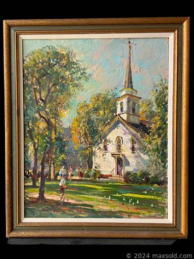 MaxSold Auction: This online auction features 1885 Hardcover Ring-Around-A-Rosy book, ephemera, blown glass, steel safe bank, watercolor, Chinese embroidered panels, floral landscapes and other wall art, rose quartz, canon models, bird sculptures, coins, medallions, MoMa snowflake ornaments, iridescent glass, jewelry, Roseville planter, pottery and much more!