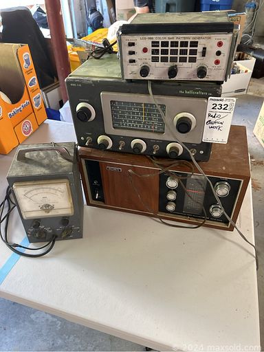 MaxSold Auction: This online auction features antique melodeon, vintage electrical components, glass bottles, Michael A. Ricker sculptures, metal sculptures, collector plates, stamps, Hummel collection, vinyl records, Port Meirion dishes, vinyl records, sewing machine, small kitchen appliances, exercise equipment, pool table, golf clubs, Tiki mask sculpture, and much, much, more!!!