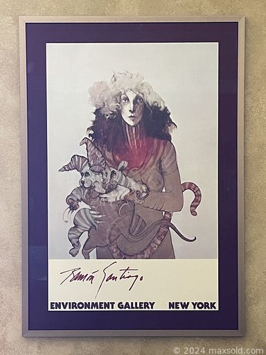 MaxSold Auction: This online auction features an African Art buffet, artwork, kitchen cabinet, Mahogany secretary cabinet, loveseat, glassware, chairs, tables, napkin holders turntable, brass lot,  Sewing Machine wheelbarrow  stainless flatware kitchen utensils, Trays candlesticks ottoman, MCM furniture, mirrors, pine wood shelves, chandelier, bathroom items, baker\'s lot and much more