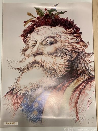 MaxSold Auction: This online auction features furniture such as a mirrored jewelry armoire, Victorian secretary desk, white metal chairs, MCM coffee table, antique radio cabinet, utility cabinet, child’s bistro set, large wall unit, sling-back MCM chairs and others, Ramon Santiago\'s \'Saint Nicholas\' original painting, Christmas decor, lawn tools, suitcases, brass decor, rugs, vintage Excelsior printing press, Kodak brownie camera, beach items, pop up sun shelter, sports items, squirrel decor, kitchen items and much more!