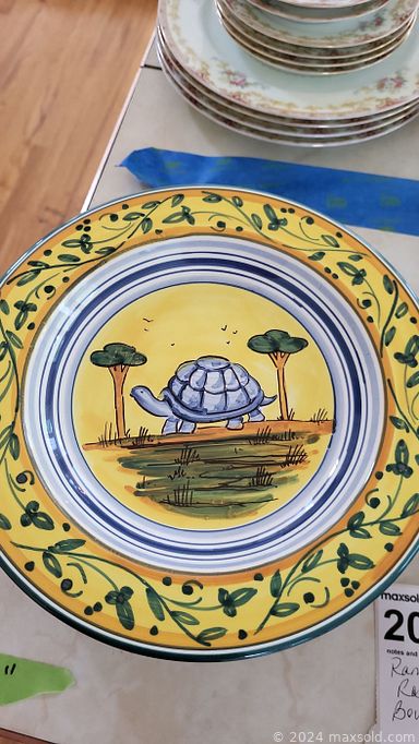 MaxSold Auction: This online auction features original wall art, coins, toys, sewing machine, trinket boxes, Rampini Radda Bowls, art pottery, sporting goods, area rugs, games, Terra Cotta art, figurines, small kitchen appliances, space collectibles, steins, yard tools, planters, power tools, ladder, BBQ grill, outdoor furniture, chiminea, wall masks, postcards, cigar boxes, jewelry, Lenox carousel, and much more!!