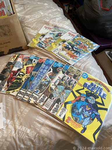 MaxSold Auction: This online auction features organizers, jewelry, mini tea set, marbles, vinyl records, comics, sports trading cards, daybed, bamboo chairs, Fenton glass, collector plates, games, craft supplies, cameras, sports trading cards, sewing machine, pet products, fishing gear, yard tools, leather furniture, and much more!!