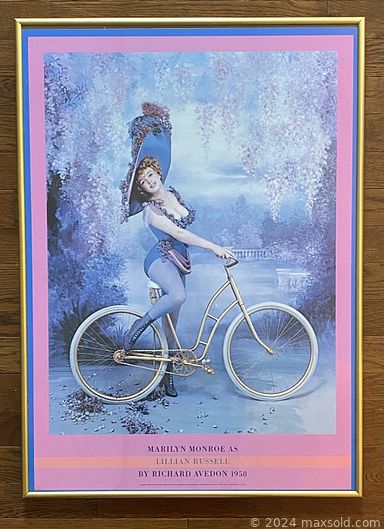 MaxSold Auction: This online auction features a 1958 Marilyn Monroe As Lillian Russell lithograph and other wall art, vintage Moorcroft, Snow-Lite lowboy cooler, Italian ashtray, vintage Skyway luggage, Pyrex, Royal Doulton, Limoges, vintage sewing box, lamps, glassware, ashtrays, vintage Looney Tunes, vintage Blue Mountain, Art Deco serving ware, Dyson, magazines, clothing, vinyl albums, Denby pottery, Murano glass, brassware, sports cards, bracelet and much more!