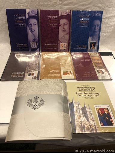 MaxSold Auction: This online auction includes Hockey digest books, Hockey cards, mini pucks and other Hockey memorabilia, Mr. Clean Auto Dry spray system, drum kit, Billy Bass wall fish, hardware, tools, books, board games, Avatar McFarlane figure, beer glasses and other kitchenware, royalty memorabilia, wall art, stamps, coins, vintage brooches and many more!