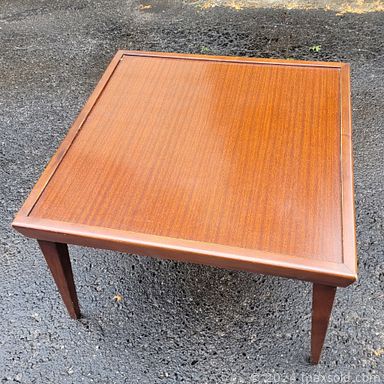 MaxSold Auction: This online auction features vintage bottles, MCM chandelier, wicker furniture, decanters, framed wall art, bike, new bedding, vintage tufted settee & tub chair, retro lighting, vintage starburst clock, studio pottery, vintage Pyrex, salt & pepper shakers and much more!