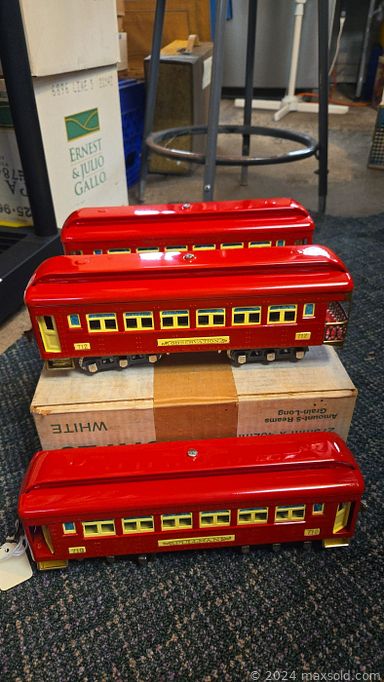 MaxSold Auction: Trains Trains Trains!  You will not believe this incredible train auction! A personal collection like this is rarely seen and hardly ever auctioned in one place! This is the lifetime collection of an avid model railroader, and his family decided to share his life's passion with other collectors.