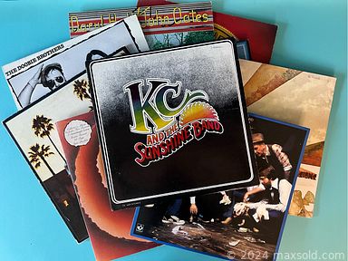 MaxSold Auction: This online auction features vinyl records, rock t-shirts, salesman sample pens, antique drafting sets, vintage comics, vintage motorcycle posters, coins, antique postcards, vintage folding cameras, vintage sports collectibles, electric guitar, and much more!!!