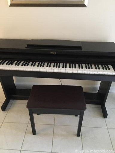 MaxSold Auction: This online auction features furniture such as Thomasville dresser, nightstands, king bedframe, tables and more, Roland piano, Howard Miller glass grandfather clock, lighting fixtures, wall art, decor, books, lamps, kitchenware, rugs, electronics and more!