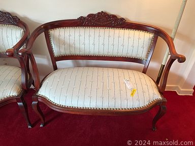 MaxSold Auction: This online auction features sterling silver, fine china, 14k jewelry, US military ephemera, original artwork, furniture such as Rockport dining table, side tables, dining chairs, lighted cabinets, chests of drawers and swivel chairs, small kitchen appliances, office supplies, DVDs, CDs, entertainment ephemera and much more!