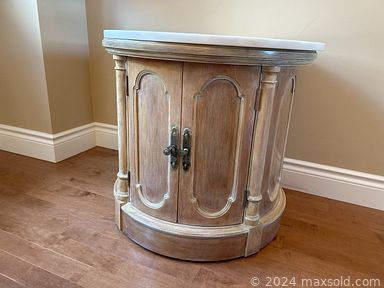 MaxSold Auction: This online auction features watches, gold jewelry, platinum band, costume jewelry, Vilas dresser, cutlery set, office supplies, TV, marble top table, art glass, small kitchen appliances, tea trolley, men’s clothing, and much, much, more!!!