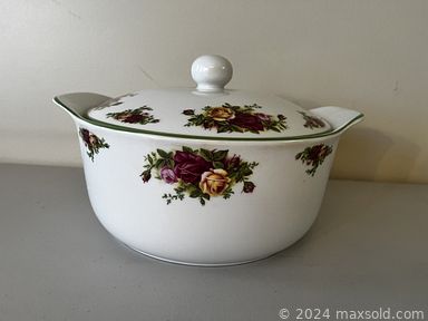 MaxSold Auction: This online auction features Royal Albert Old Country Roses dishware, novelty teapots, small kitchen appliances, metal wall art, vintage tea sets, teacup/saucer sets, puzzles, vinyl records, chest freezer, yard tools, power & hand tools, bike, TVs, CDs, art glass, stained glass lamps, violin, patio furniture, scarves, purses, craft supplies, women’s clothing, perfume bottles, binoculars, sewing machines, and much, much, more!!!