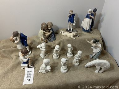 MaxSold Auction: This online auction includes furniture such as MCM lounge chairs, foot stool, Bentwood style stools, nightstands, Krug office chair, Singer sewing machine in table, vintage bedroom cabinets and others, crystalware, electronics, vintage toys, lamps, gaming controllers, sandbox digger, lampshades, Royal Copenhagen figures, wall art, seasonal decor and more!