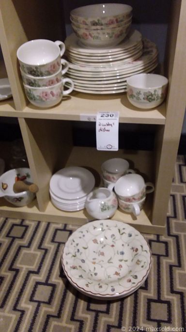 MaxSold Auction: This online auction includes furniture such as a coat tree, dresser, Knetchel cabinet, table and chairs, side tables, chairs, cabinets and others, mirrors, vinyl records, trinket boxes, kitchenware, small kitchen appliances, trinket boxes, china, Royal Doulton and other figurines, pottery, party supplies, craft supplies, wall art, silverplate, jewelry, accessories, frames, Bose system, brassware, clothing and much more!