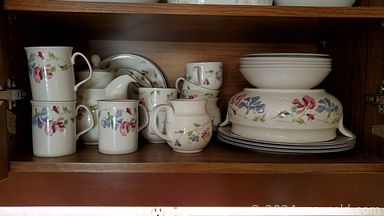 MaxSold Auction: This online auction features Royal Doulton, framed wall art, Frigidaire range, furniture such as nesting tables, maple dining set, oak cabinet, telephone chair, and antique dresser, glassware, small kitchen appliances, home decor, lamps, Sony stereo, vinyl records, exercise equipment, costume jewelry and much more!