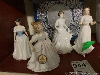 MaxSold Auction: This online auction includes Clare, Coalport, Royal Ware and other china, Dansk bakeware, Pyrex, kitchenware, silverplate, wall art, wool runner rugs, planter pots, copper kettle, Cherished Teddies, Royal Doulton figures, Swarovski, accessories, baskets, costume jewelry, mink coats, bakeware and much more!