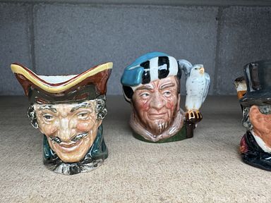 MaxSold Auction: This online auction features glass top tables, Bombay Company bedroom furniture, chest freezer, area rugs, stereo components, vinyl records, costume jewelry, Royal Doulton figurines, desk, electric fireplace, teacup/saucer sets, Depression glass, brass floor lamp, art glass, vintage Minton figurine, Toby mugs, small kitchen appliances, and more!