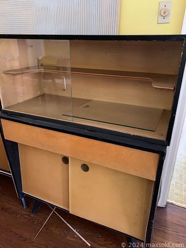 MaxSold Auction: This online auction features MCM furniture, vintage salt & pepper shakers, MCM arc light,  Wassily chairs, vintage pendant light, vintage appliances, cast iron garden lantern, hand tools, antique plaster casts, acrylic chair,  crystal candelabras, decanters, costume jewelry, TV and much more!