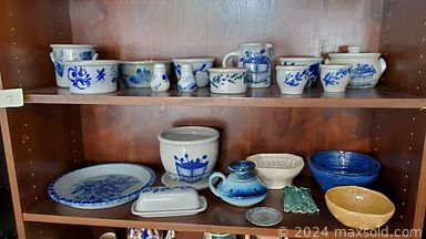 MaxSold Auction: This online auction features Symco Blue Chatham china, vintage art glass, vintage Lenox tea set, Imari planter, vintage Chinese lamp, Aysnley china, Star Trek model kit and other Star Trek memorabilia, Star Wars memorabilia, trading cards, Reed & Barton ornaments, Batman items, costume jewelry, Barbie dolls, vintage handkerchiefs, wall art and much more!