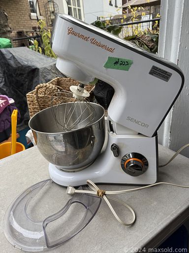 MaxSold Auction: This online auction features area rug, guitar amp, NIB craft kits, art & craft supplies, video game console, controllers & games, pet products, oil lamps, sports trading cards, art glass, men’s & women’s shoes, small kitchen appliances, office supplies, totes, bikes, costume jewellery, Buddhas, power & hand tools, push mower, yarn, comics, and much, much, more!!!