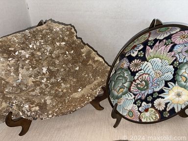 MaxSold Auction: This online auction features patio furniture, yard art, fitness gear, framed wall art, sterling jewelry, costume jewelry, watches, glass & brass table, area rugs, vintage club chairs, art glass, art pottery, yarn, bamboo dresser, rattan furniture, Indigenous art, small kitchen appliances, wine cooler, skis, camping & fishing gear, yard tools, vinyl records, power & hand tools, BBQ grill, craft supplies, office supplies, games, dryer, washer, and much, much, more!!!