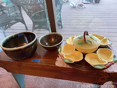 MaxSold Auction: This online auction features sports memorabilia, Brunswick pool table,  framed artwork, men and women’s jewelry, furniture such as carved antique chair, upholstered armchair, Ethan Allen table with chairs, bookcases, chests of drawers and entertainment unit, power tools, yard tools, hardware, area rugs, Whirlpool freezer, GE washer, Whirlpool dryer, handbags, exercise equipment, office supplies, lamps and much more!