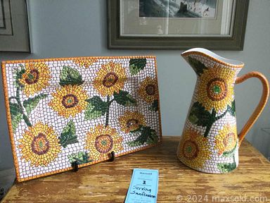 MaxSold Auction: This online auction features Williams Sonoma serving bowls, Archiva serving ware, Royal Worcester plates, Pyrex and other serving ware, Rooster plates, assorted pottery, handmade Mexican pottery, terracotta, clothing and accessories, shoes and much more!