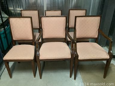 MaxSold Auction: This online auction includes vintage TV trays, nesting tables, vintage rattan chair, dining chairs, couch, bookcases, counter height bar stools and other furniture, farmhouse chandelier and other light fixtures, lamps, Wedgwood and other china, kitchenware, small kitchen appliances, throw cushions, linens, electronics, wall art, art glass, trading cards, vintage records, books, board games, clothing, accessories, decor, scale, mobility aids, toys, silverplate, containers and much more!