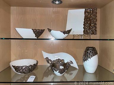 MaxSold Auction: This online auction features Waterford stemware, Wedgwood, furniture such as dining table with chairs, display cabinets, leather swivel chairs, Crate & Barrel sofa, and artisan coffee table, area rugs, dishware, framed art, lamps, yard tools, children’s toys, exercise equipment and much more!