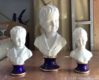 MaxSold Auction: This online auction features signed original paintings, fine china, Swarovski, silver plate, costume jewelry, art glass, MCM pottery, furniture such as antique bonnet chest, dining room table with chairs, vintage sideboard, china cabinet and much more!