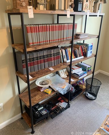 MaxSold Auction: This online auction features 32” Vizio TV, framed artwork, furniture such as wooden desk, antique scroll table, leather recliner, end tables, and china cabinet, office supplies, books, cameras, lamps, costume jewelry, small kitchen appliances, glassware and much more!